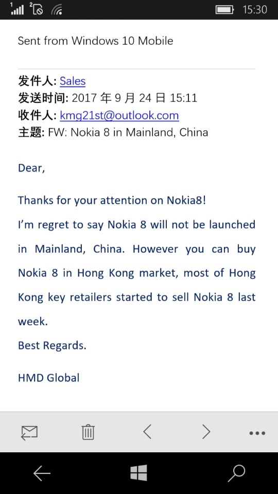 诺基亚9相关信心--IC交易网